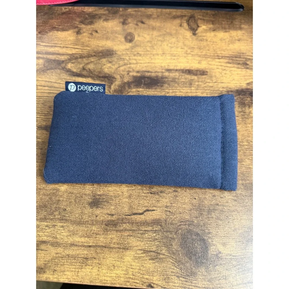New Peepers Fanfare +2.00 Blue Light Readers Black Square Glasses w Case